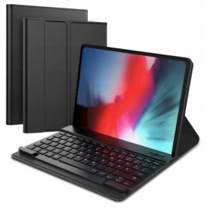 Etui i bezprzewodowa klawiatura bluetooth na tablet Apple iPad Pro 11 2018 2019 czarny