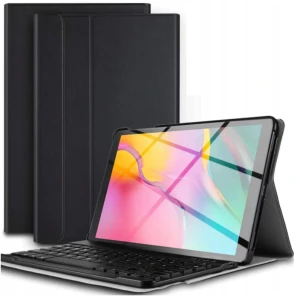 Etui i bezprzewodowa klawiatura bluetooth do tabletu Samsung Galaxy Tab A7 T220 LITE 8.7 czarny