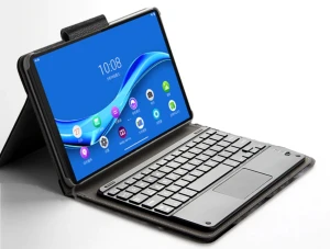 Etui i bezprzewodowa klawiatura bluetooth  z touchpadem do Lenovo Tab P11 11" TB-J606F TB-J606X TB-J606L czarny