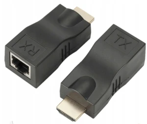 Extender HDMI przez ZŁĄCZE RJ45 CAT 5E/6 30M 4K