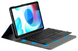 Etui i bezprzewodowa klawiatura bluetooth z touchpadem do REALME Pad 10.4 2021 czarny