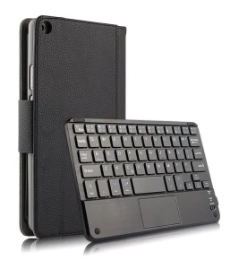 Etui i bezprzewodowa klawiatura bluetooth z touchpadem na tablet Huawei Mediapad T3 8 8.0" KOB-L09 WiFi LTE czarny